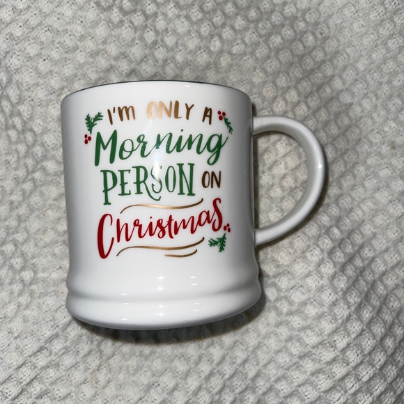 Threshold Christmas mug NEW "Im only a morning person on Christmas" - Picture 1 of 4